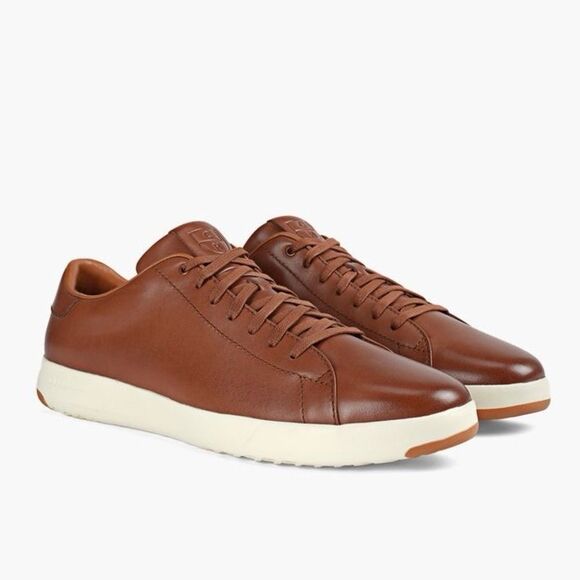 NEW! Cole Haan GrandPrø Tennis Leather Ultra Lightweight Sneakers Unisex - Picture 1 of 12